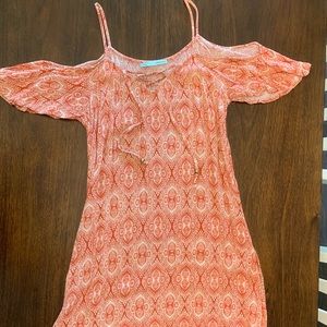 Cold shoulder dress